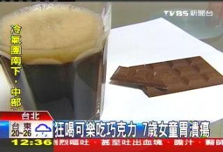 狂喝可樂吃巧克力　7歲女童胃潰瘍.jpg