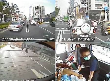 「中指蕭」二代 惡意阻擋救護車40秒.jpg