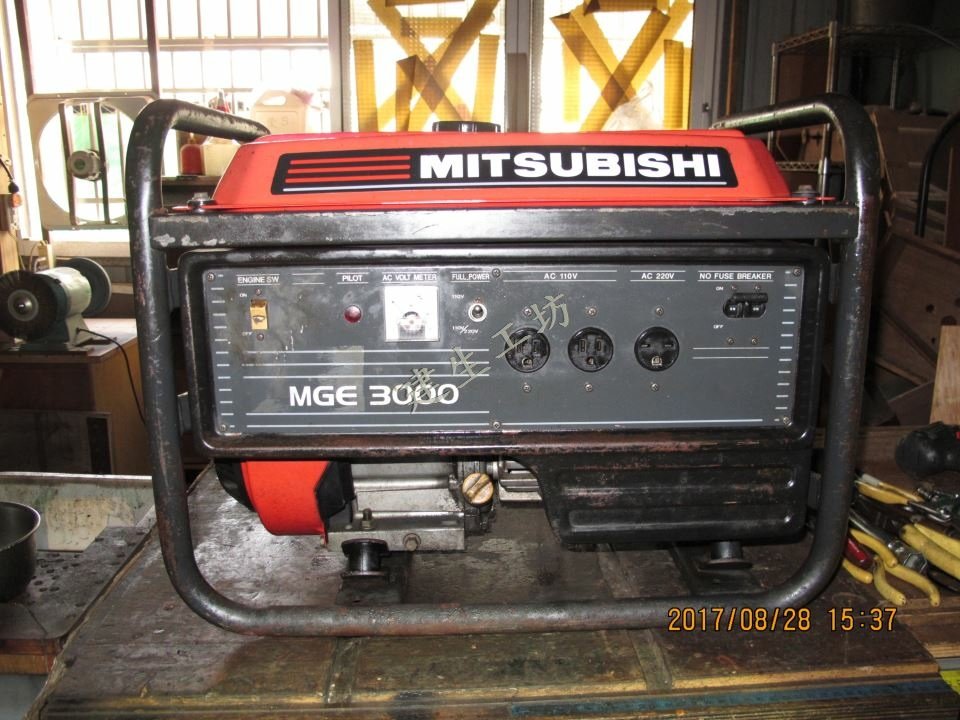 IMG_3441.JPG - 建生工坊 - 高雄 工具出租 - 日本製造 MITSUBISHI 三菱 MGE 3000 - 四行程