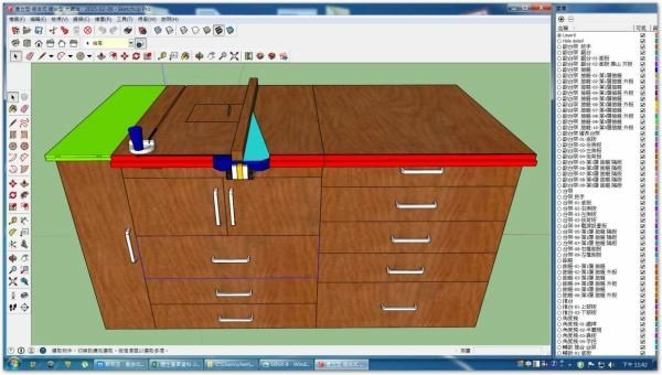 個人簡易草圖設計-第02篇- 直立型 組合式 推台型 大鋸台
