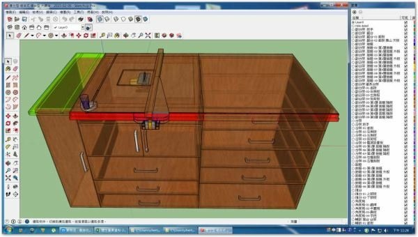 個人簡易草圖設計-第02篇- 直立型 組合式 推台型 大鋸台