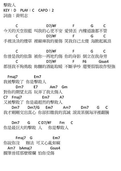 擊敗人_黃明志