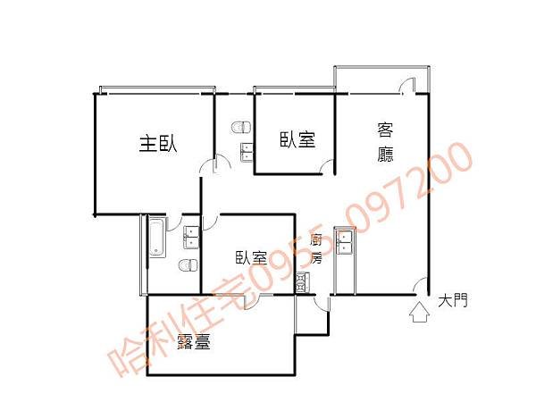 八心八見露臺格局圖_副本