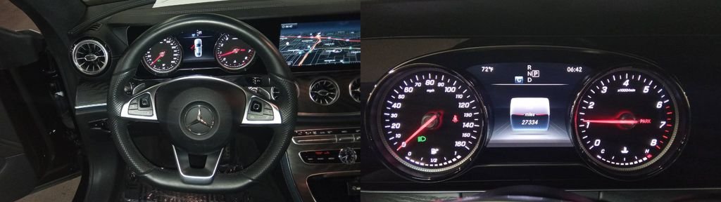 對於不太會停車的駕駛人BENZ E400標準配備有智能停車輔助，只需要按一顆按鈕，車輛會自動開始搜尋停車格，停入或駛出停車格，甚至可以路邊停車、車頭進入與倒車入庫等，這絕對是一大福音阿!