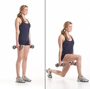 dumbbell-lunges