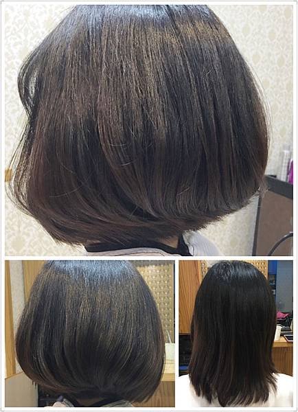 剪髮造型後