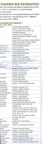 Bus Schedule - Terminal 1