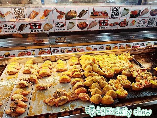 &lt;台中美食&gt;黃昏市場內超多選擇的花田壽司