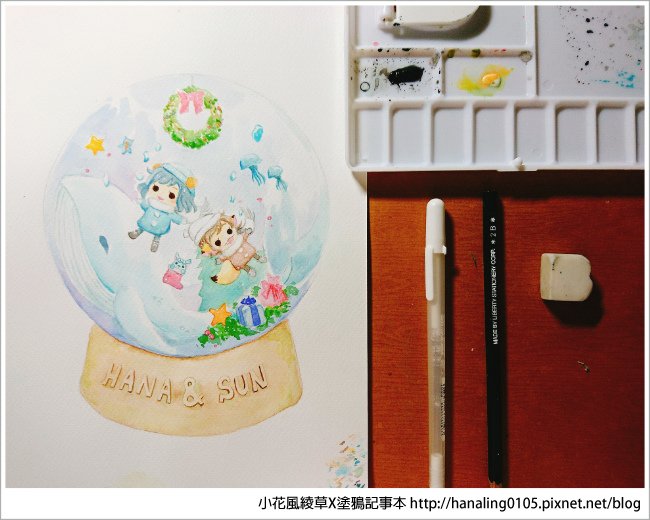 20171116冬季問候卡-水晶球裡的海洋
