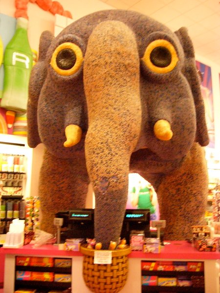 Elephant of candies