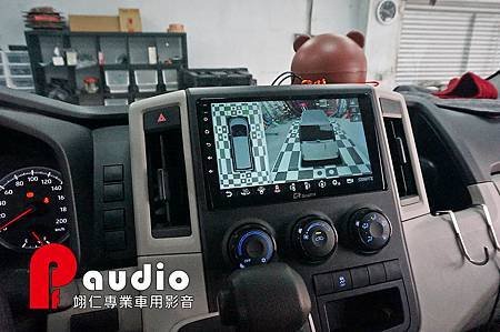 TOYOTA HIACE 安卓主機+1080P環景輔助