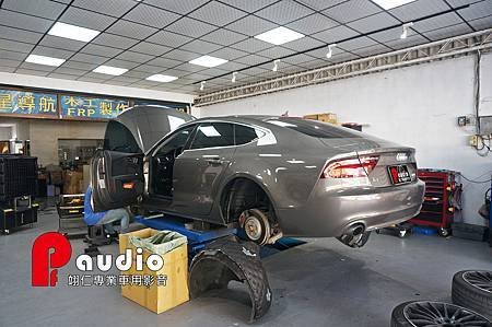 AUDI A7 四輪隔音工程