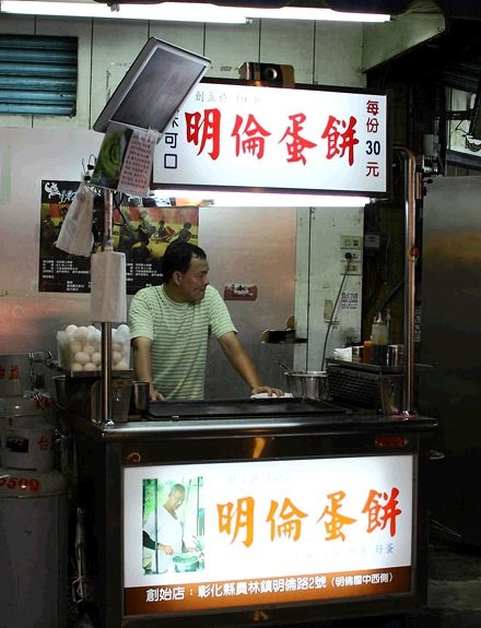 逢甲夜市美食,明倫蛋餅,台中逢甲住宿HAPLAY夜市住宿