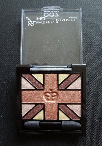 Rimmel Glam Eyes HD Quad Eye Shadow, 007 Heart of Gold 5.jpg
