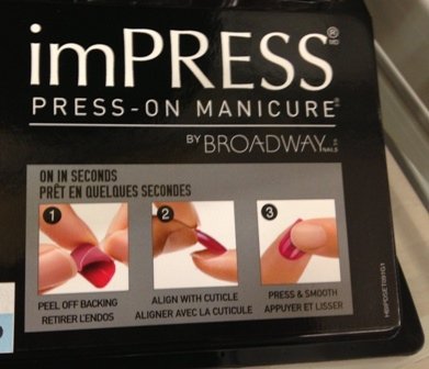 Impress 2013 Press-On Manicure Halloween Collection(展示架資 訊特寫照).JPG