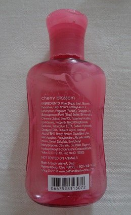 Bath &amp; Body Works Body Lotion (Cherry Blossom)(攜帶版)(凹凹照 3).JPG