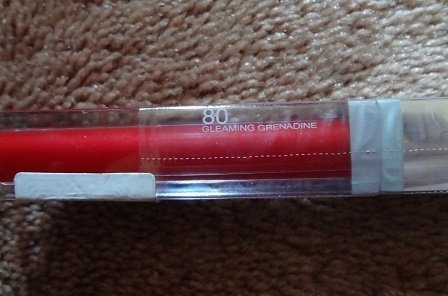 Maybelline Colorsensational High Shine Lip Gloss, 80 Gleaming Grenadine 4.JPG