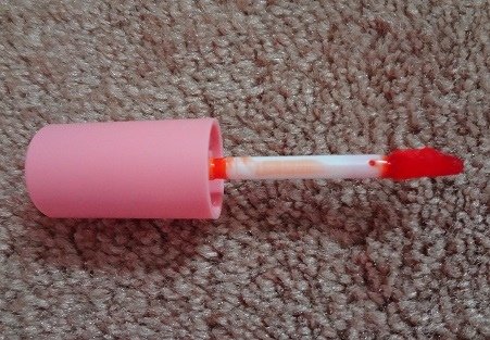 Missha x Line Friends Poptastic Jelly Tint, 03 Shocking Orange 10.JPG