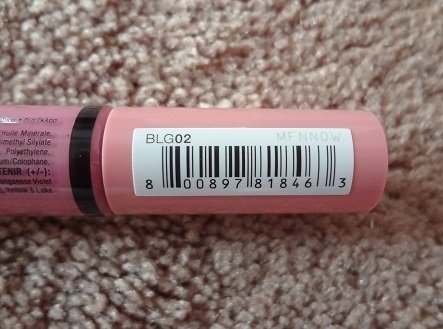 NYX Butter Gloss, BLG02 Éclair 6.JPG