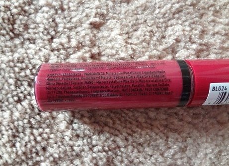 NYX Butter Gloss, BLG24 Cranberry Biscotti 4.JPG