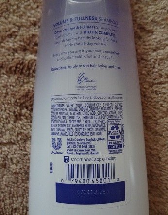 Dove Volume %26; Fullness Shampoo 3.JPG