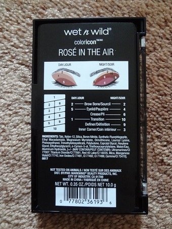 Wet %5Cn%5C Wild Coloricon Eyeshadow Palette, 758 Rose in the Air 2.JPG