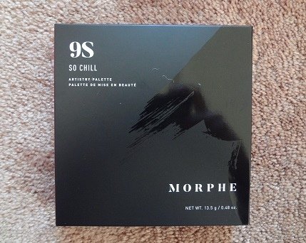 Morphe Eyeshadow Pallette, 9S So Chill Artistry 1.JPG