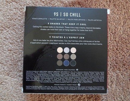 Morphe Eyeshadow Pallette, 9S So Chill Artistry 3.JPG