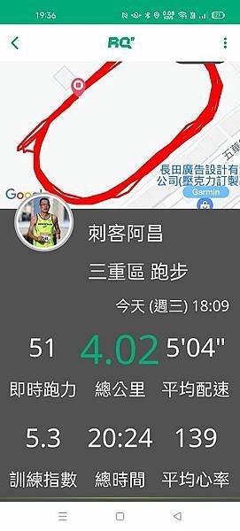 慢跑(4km)_走路_共_10.6 km(送髖體會)