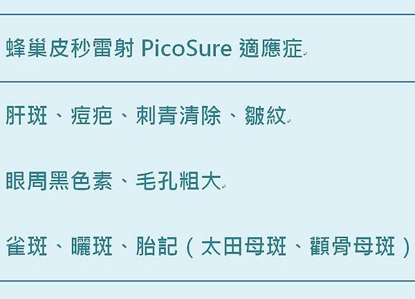 picosure適應症