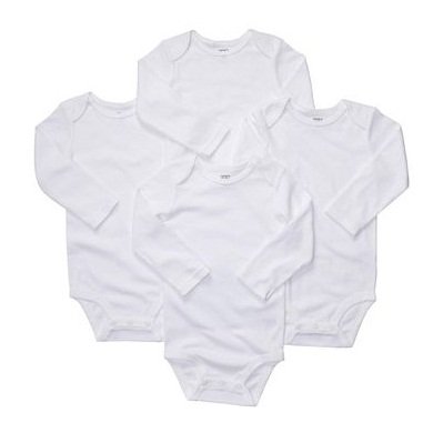 CTB027  long-sleeve 4-pack bodysuits