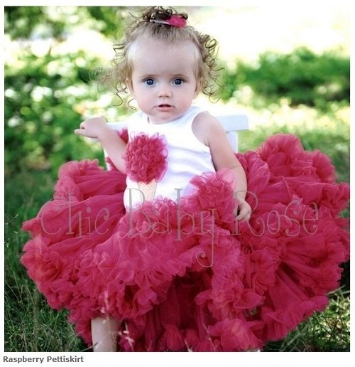 9 Tutu Length Pettiskirt_Raspberry 2