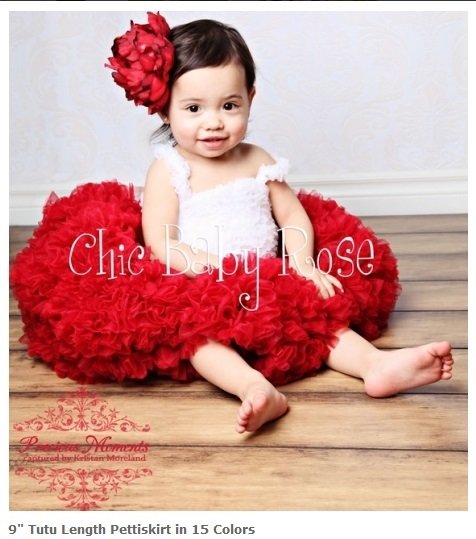 9 Tutu Length Pettiskirt_Red