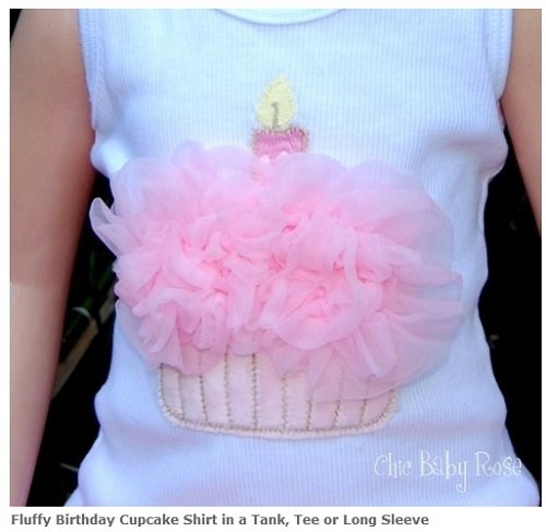 Fluffy Birthday Cupcake Shirt