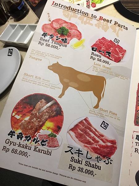 【食】印尼雅加達★牛角Gyu-Kaku JAPANESE BBQ RESTAURANT★日式烤肉，提供單點、吃到飽
