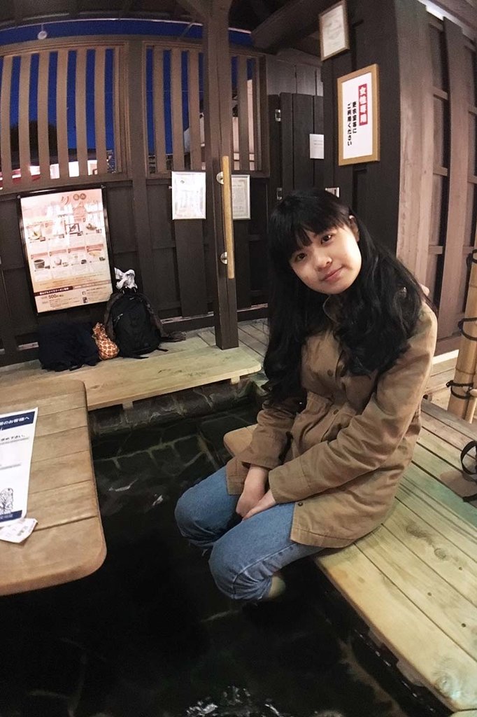 嵐山站足湯