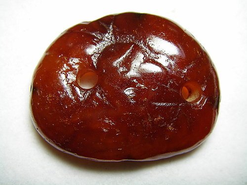 年代久遠的雙洞老蜜蠟帽花 24.jpg