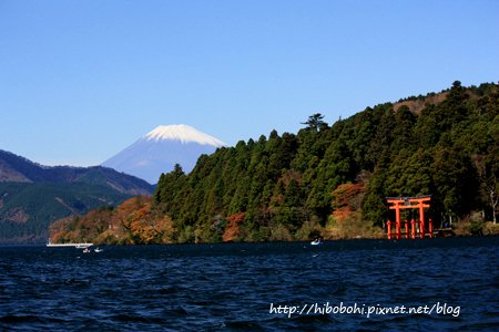 箱根神社與富士山