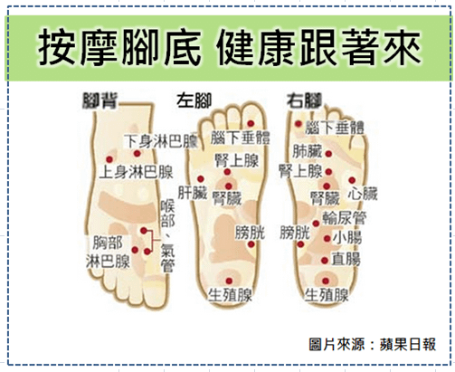 腳底按摩自己來