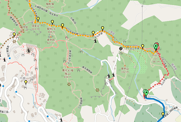 觀音山、尖山(占山)登山步道