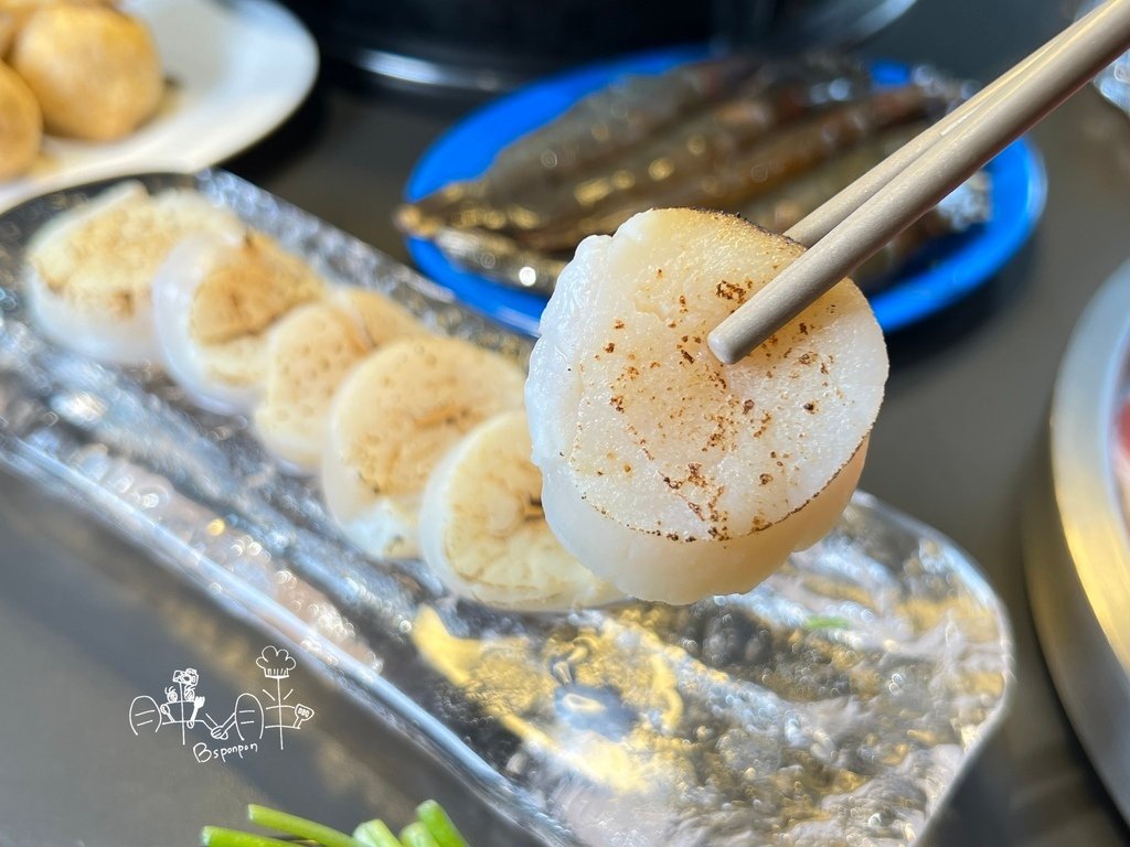 大園美食、中壢火鍋│東東石頭火鍋、炙燒北海道干貝