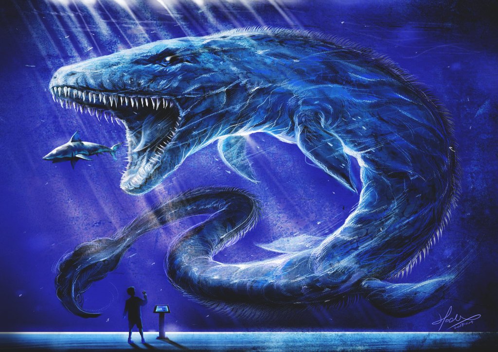 侏儸紀世界Jurassic Park-滄龍Mosasaurus-hoelex16.jpg