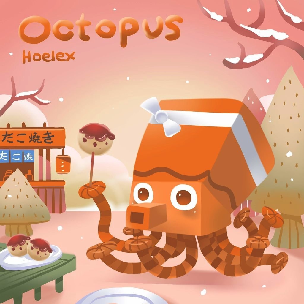 DODO ZOO方快動物-Octopus 章魚燒燒-hoelex14.jpg