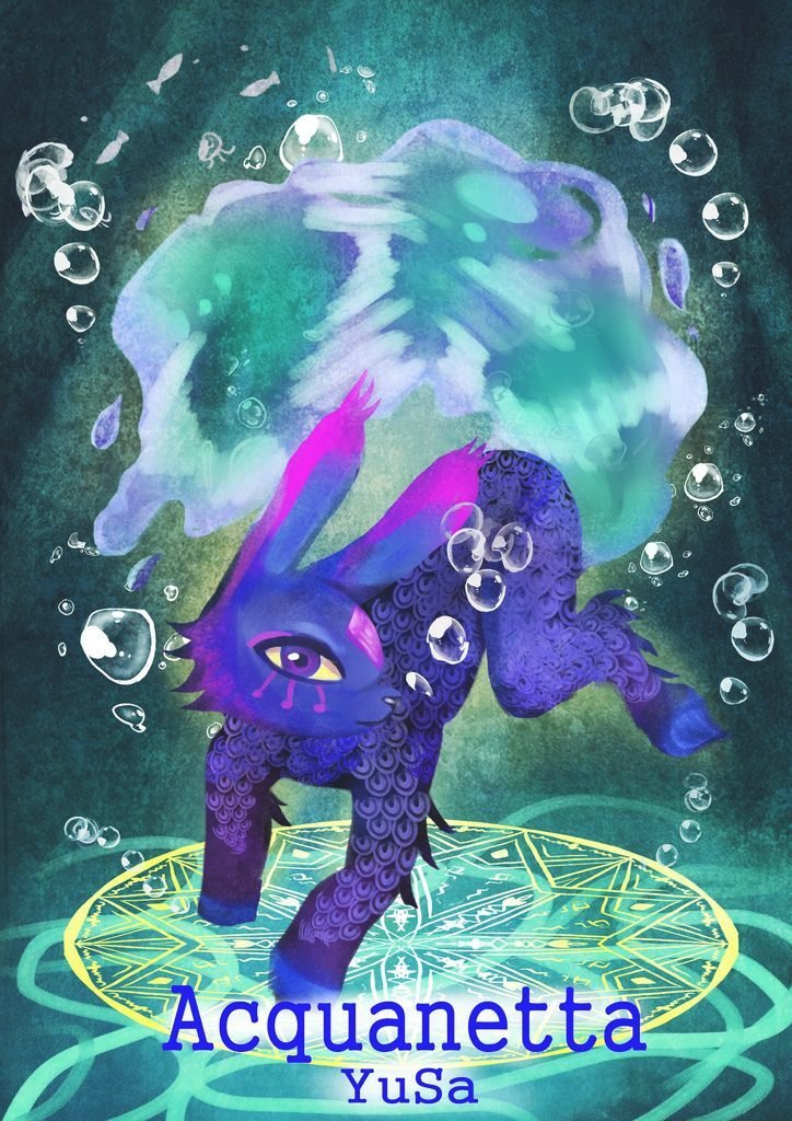 神奇守護幻獸-召喚魔法生物-水Acquanetta-林宣妤.jpg