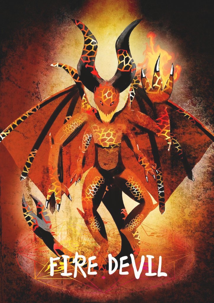 神奇守護幻獸-召喚魔法生物-火焰惡魔-吳子權.jpg