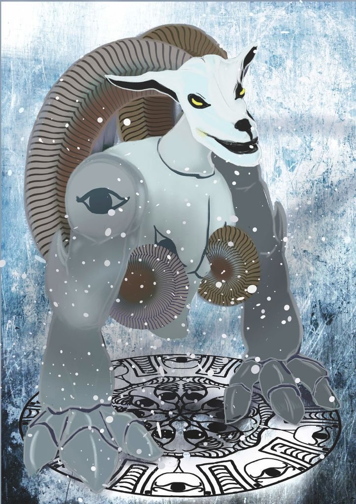 神奇守護幻獸-召喚魔法生物-機械羊(雪系)-婁丹雲.jpg