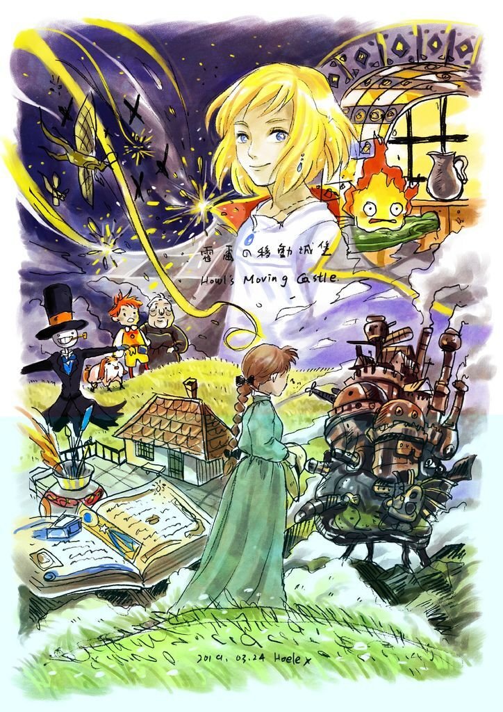 吉卜力動畫手稿展%2F插畫二創繪 By Hoelex浩理斯