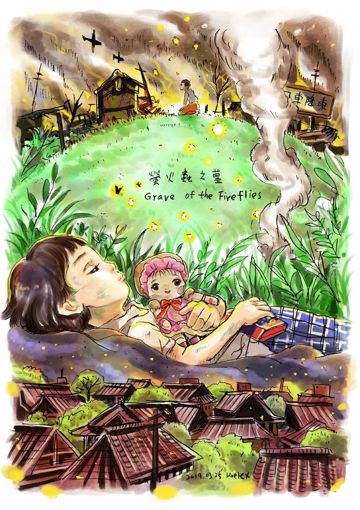 吉卜力動畫手稿展%2F插畫二創繪 By Hoelex浩理斯