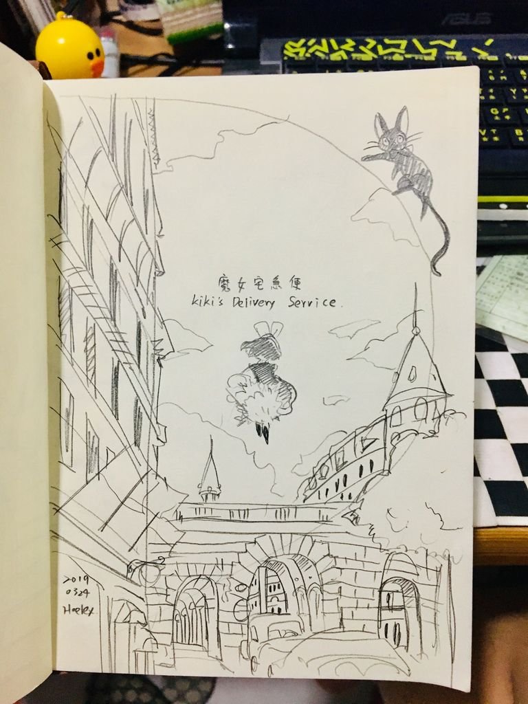 吉卜力動畫手稿展%2F插畫二創繪 By Hoelex浩理斯
