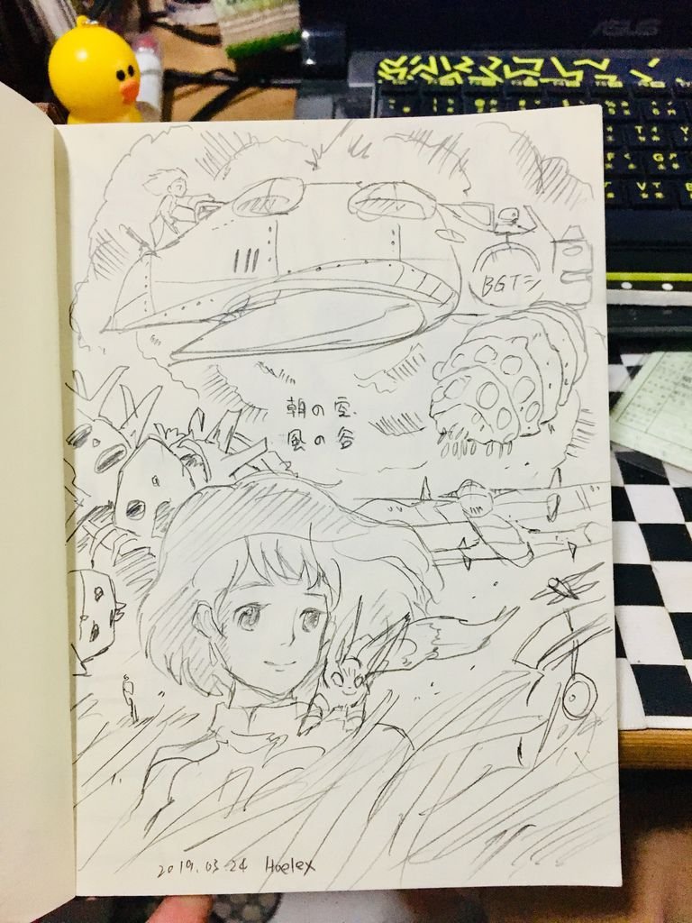 吉卜力動畫手稿展%2F插畫二創繪 By Hoelex浩理斯